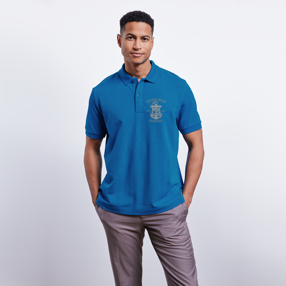 Polo shirt Segeljacht - Königsblau