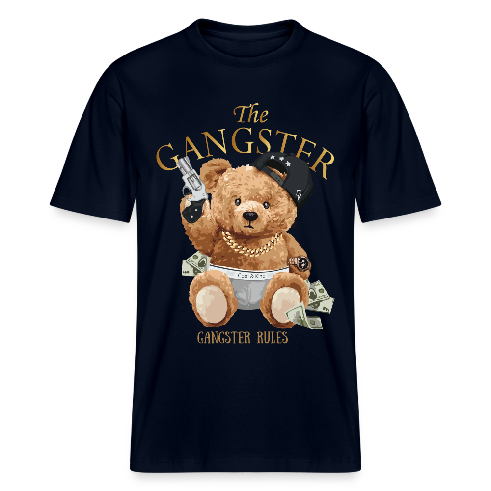 Unisex Bio-T-Shirt  Gangster Bear - Navy