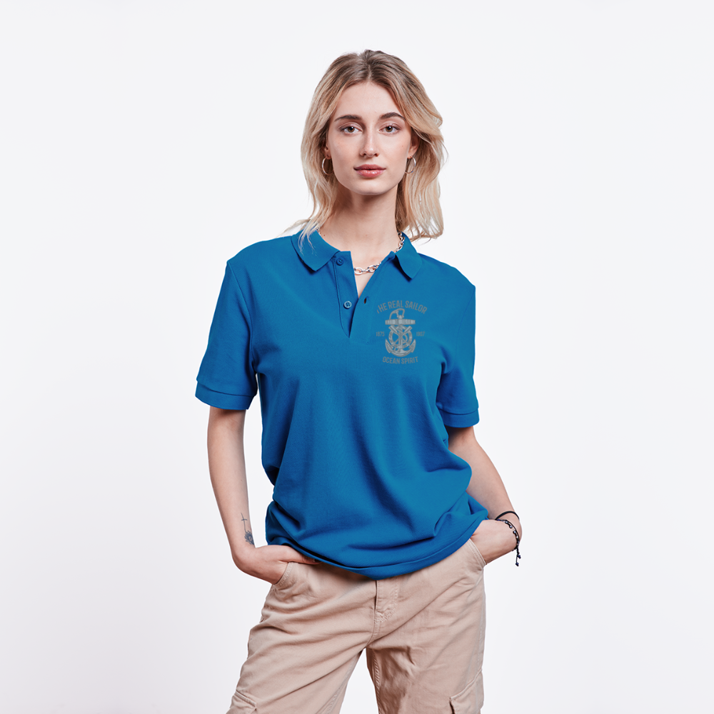 Polo shirt Segeljacht - Königsblau